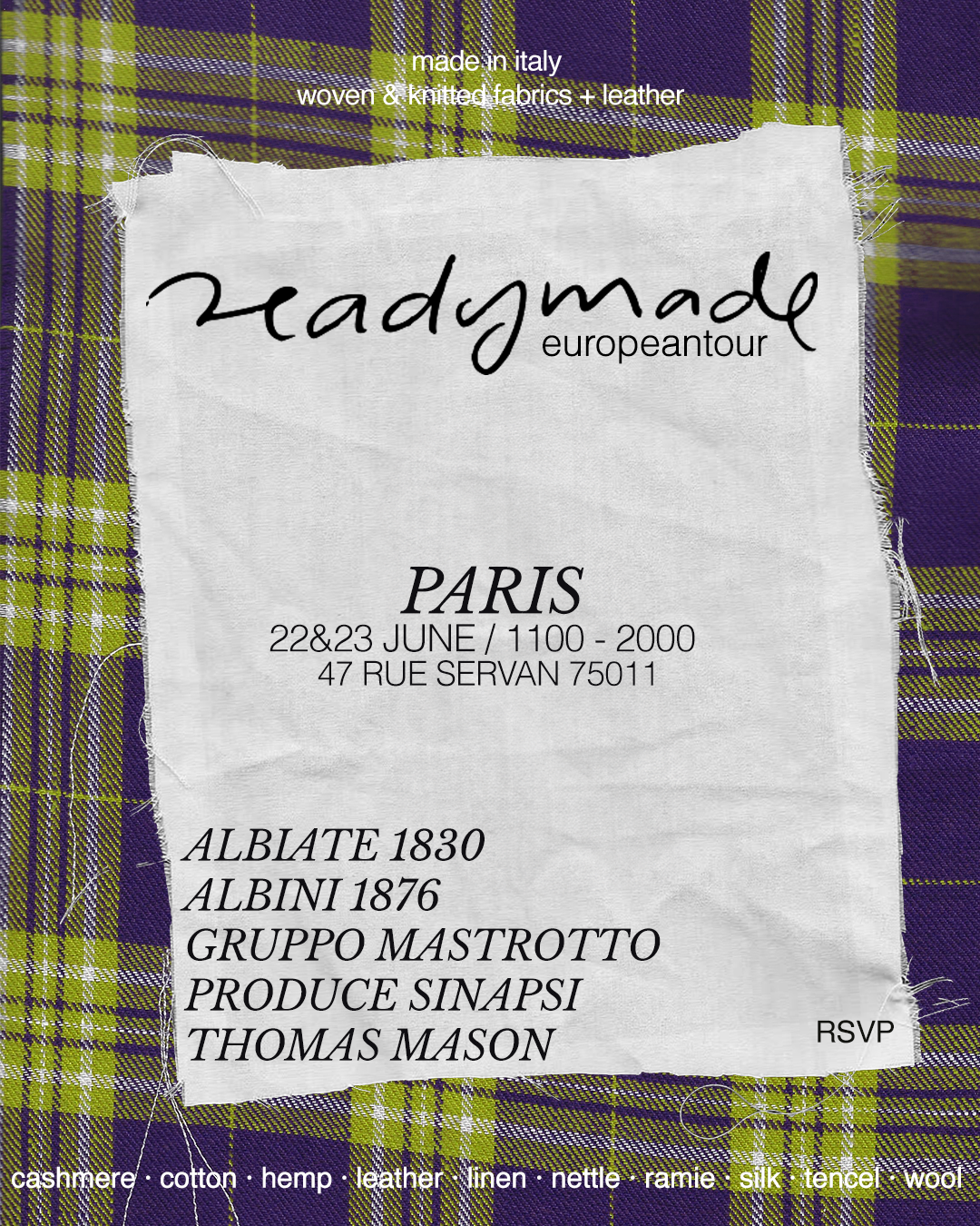 Readymade tour: Paris