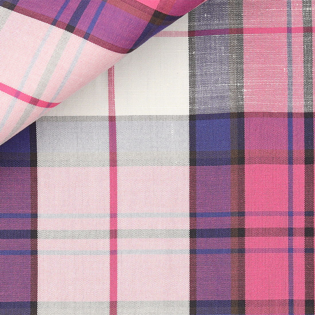 COTTON LINEN BLEND CHECKS