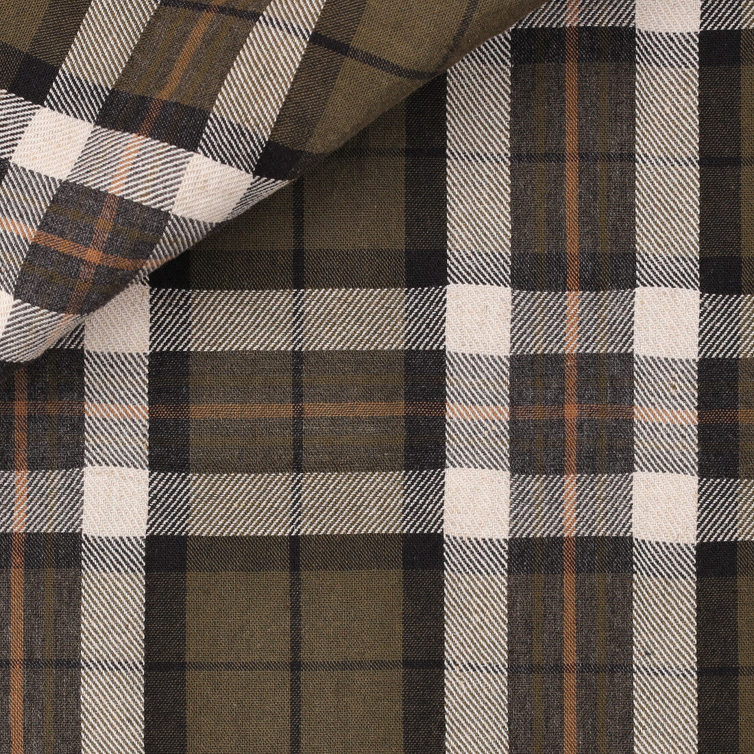 COTTON VISCOSE LINEN BLEND CHECKS