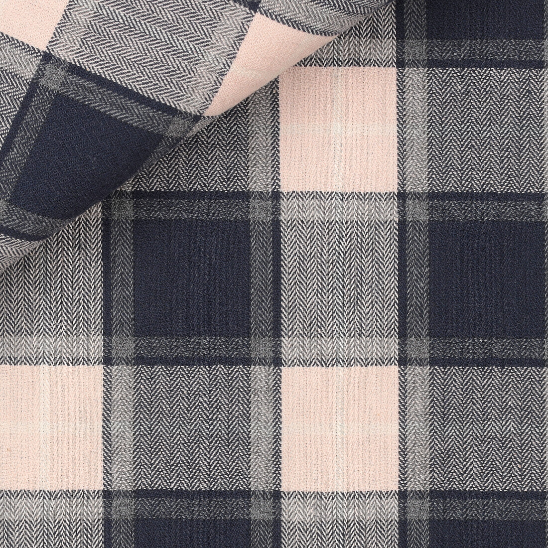 HERRINGBONE COTTON ELASTAN