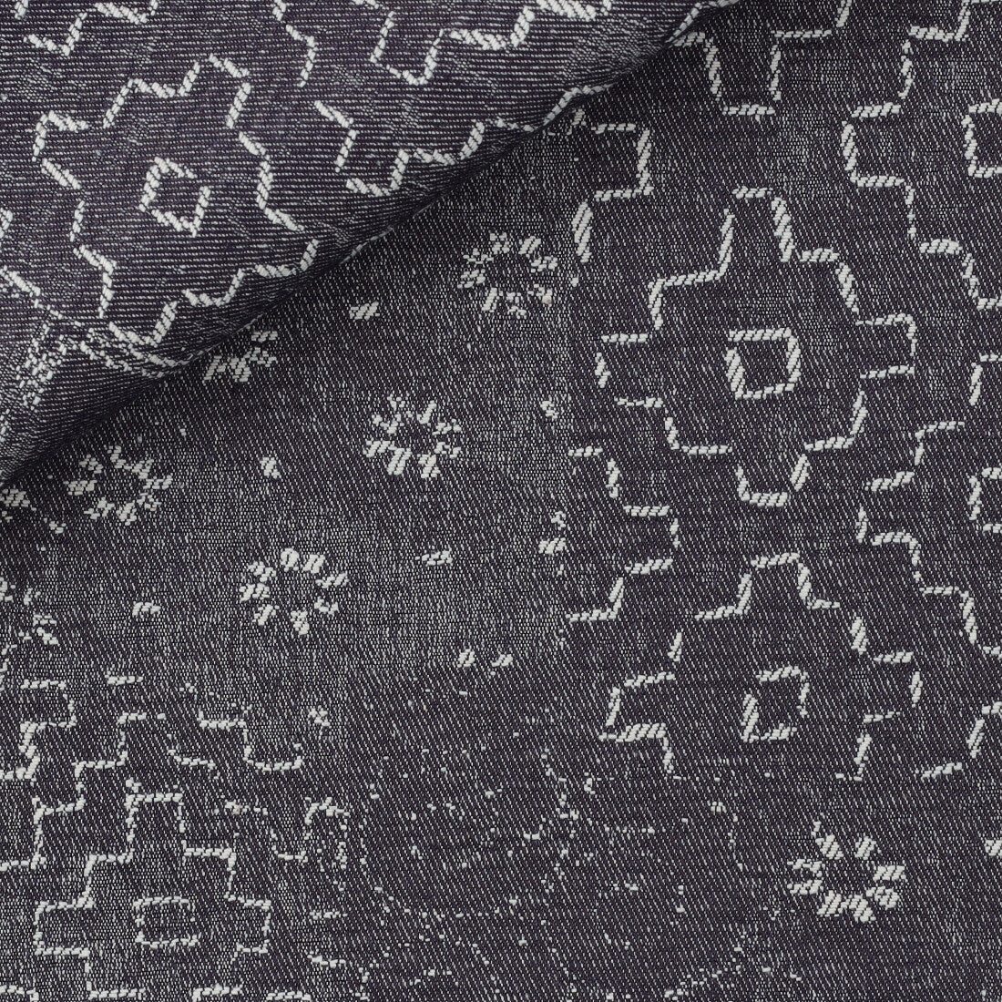 COTTON JACQUARD DENIM