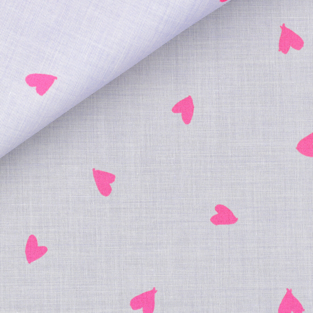 HEART PRINT CHAMBRAY