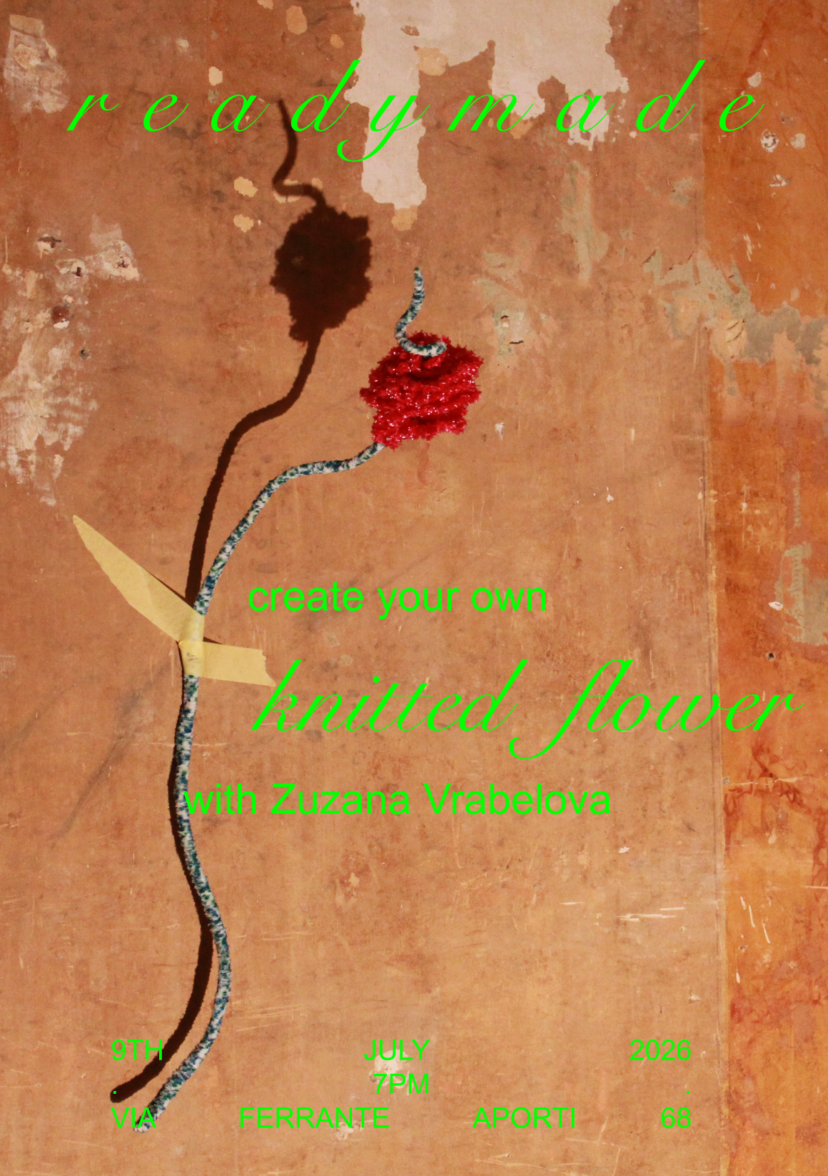 KNITTED FLOWER WORKSHOP