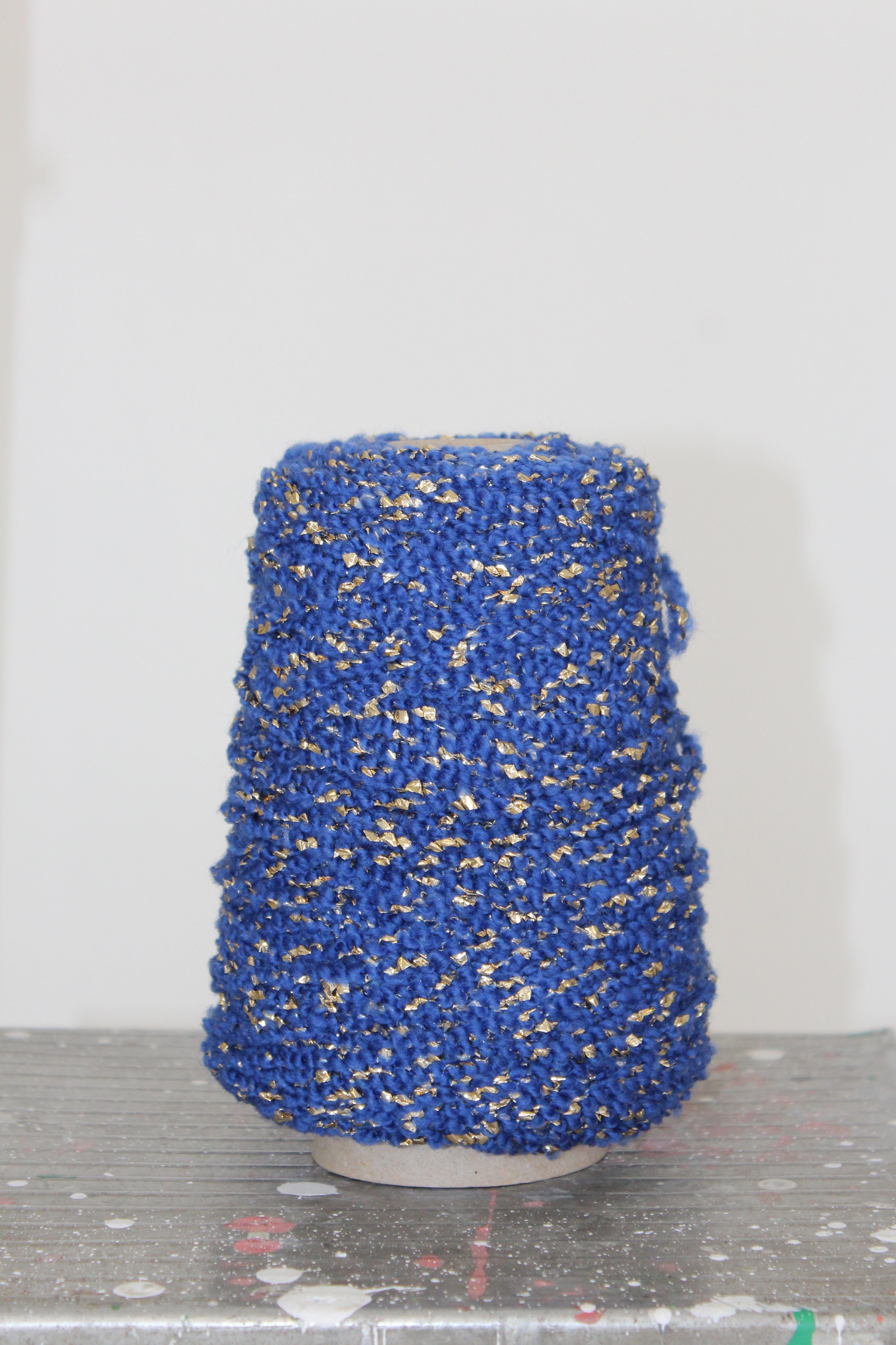 WOOL BOUCLÉ WITH GOLD LUREX