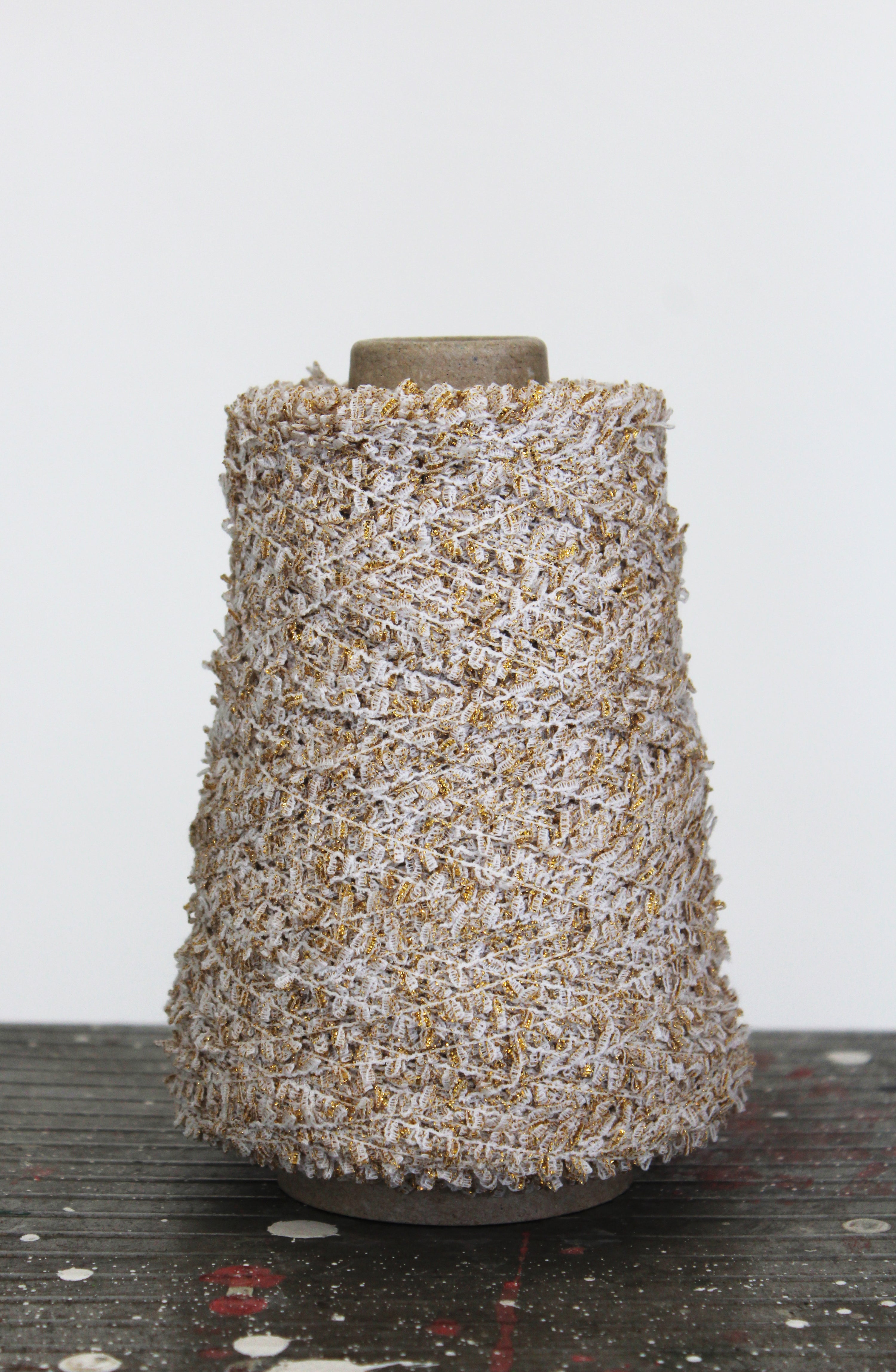 COTTON–LUREX PICKER-EFFECT YARN