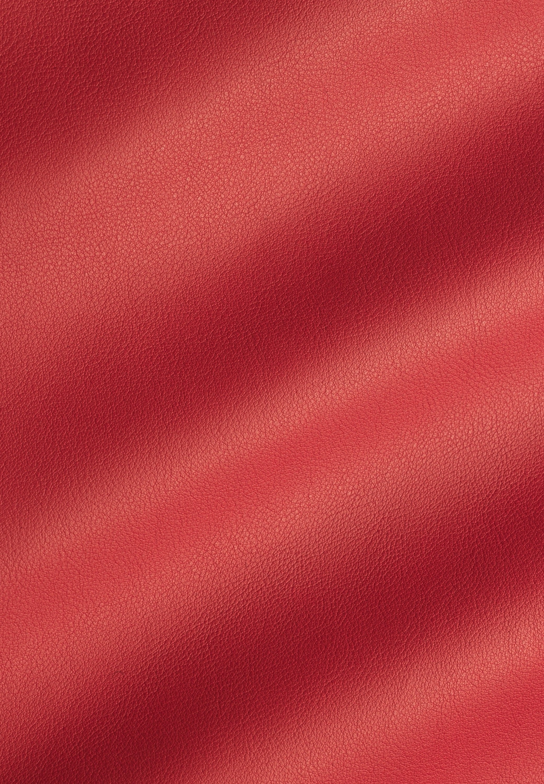 SOFT NATURAL GRAIN NAPPA LEATHER - RED