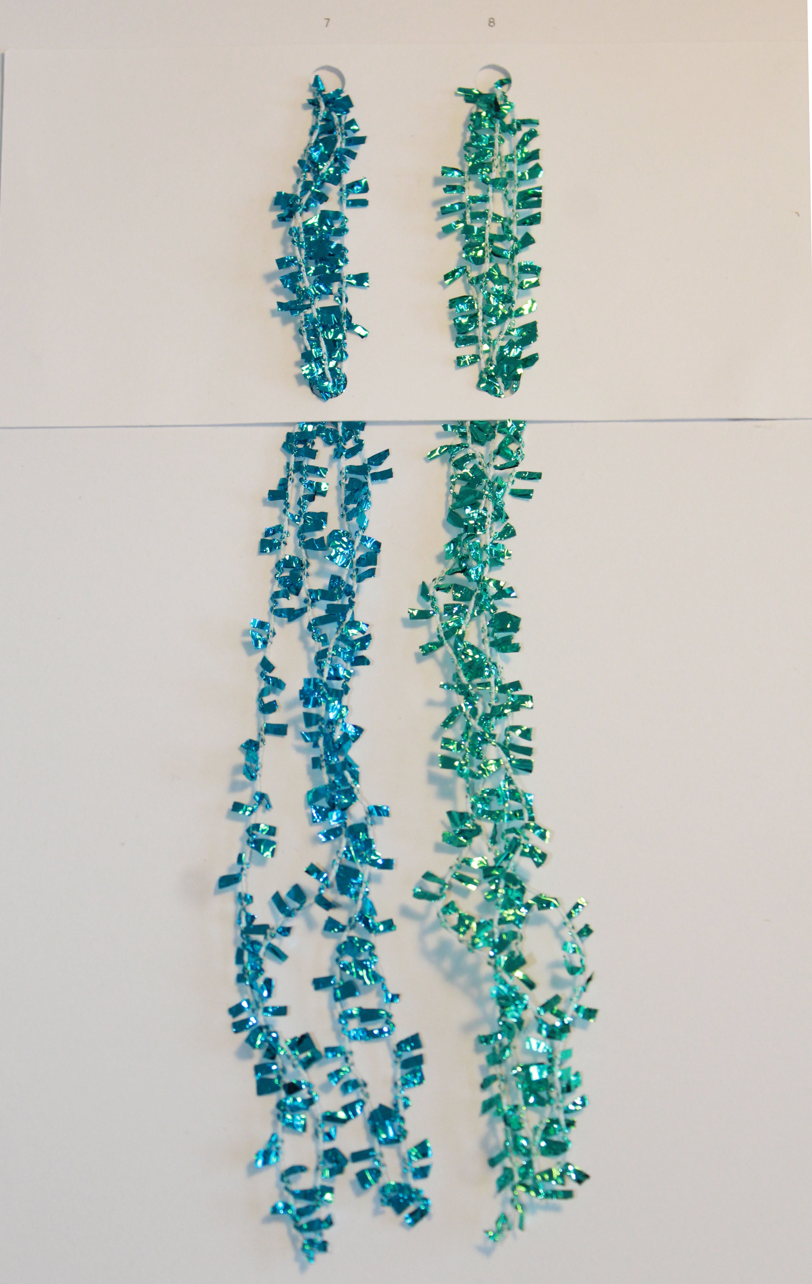 SILVER LUREX CUT RIBBON YARN