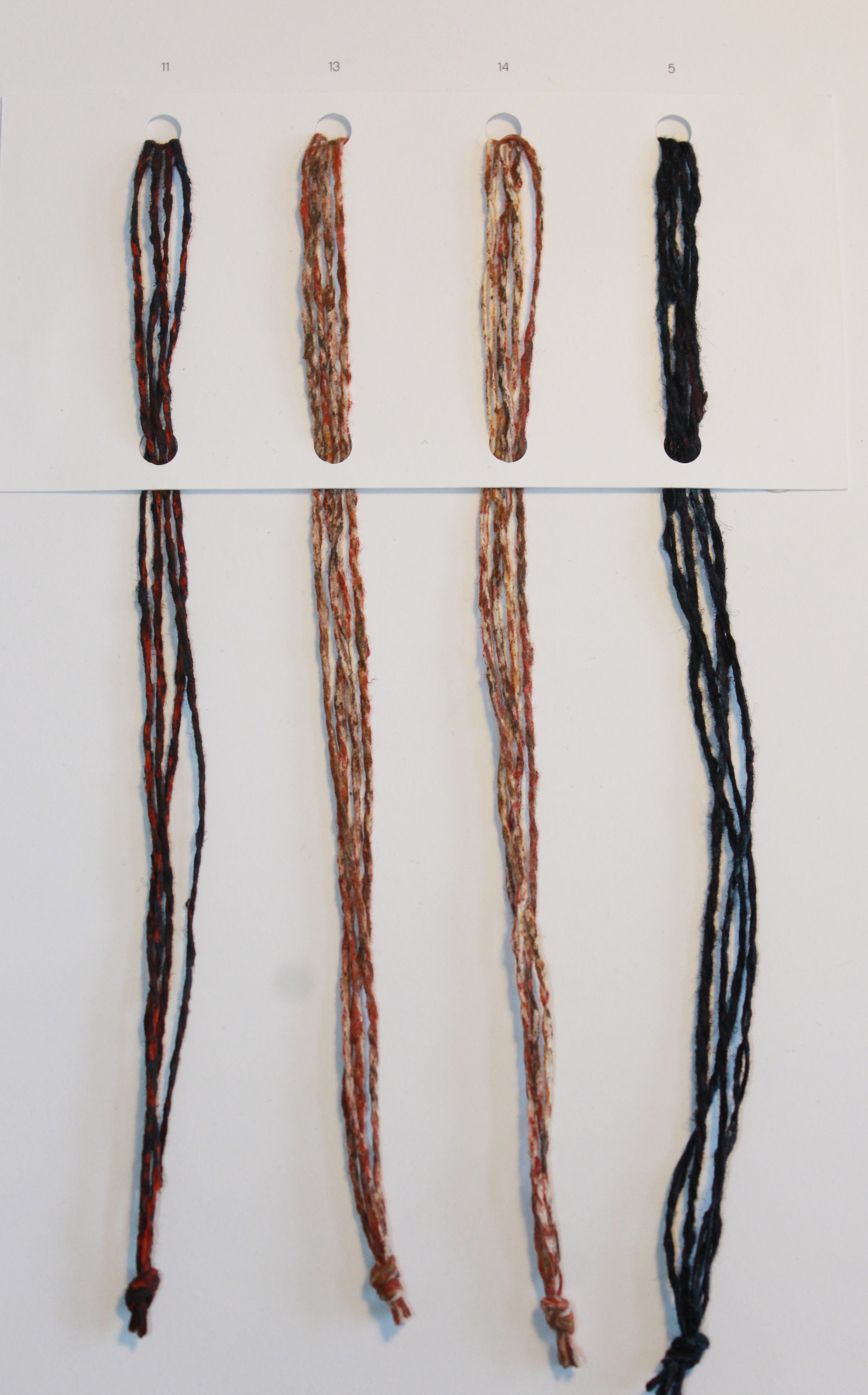 MULTICOLOR-PRINTED WOOL YARN