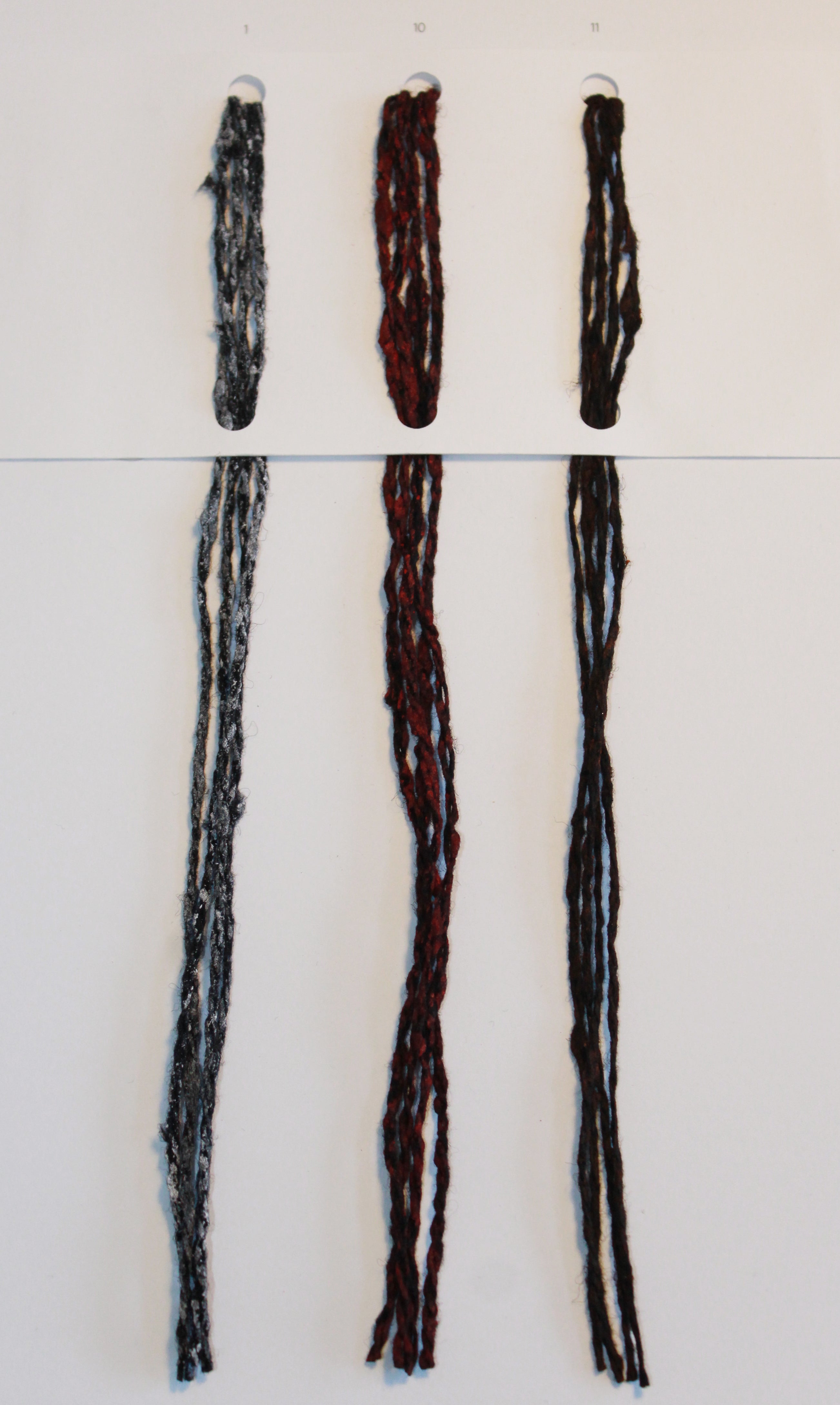 TWISTED WOOL WITH PIGMENT PRINT