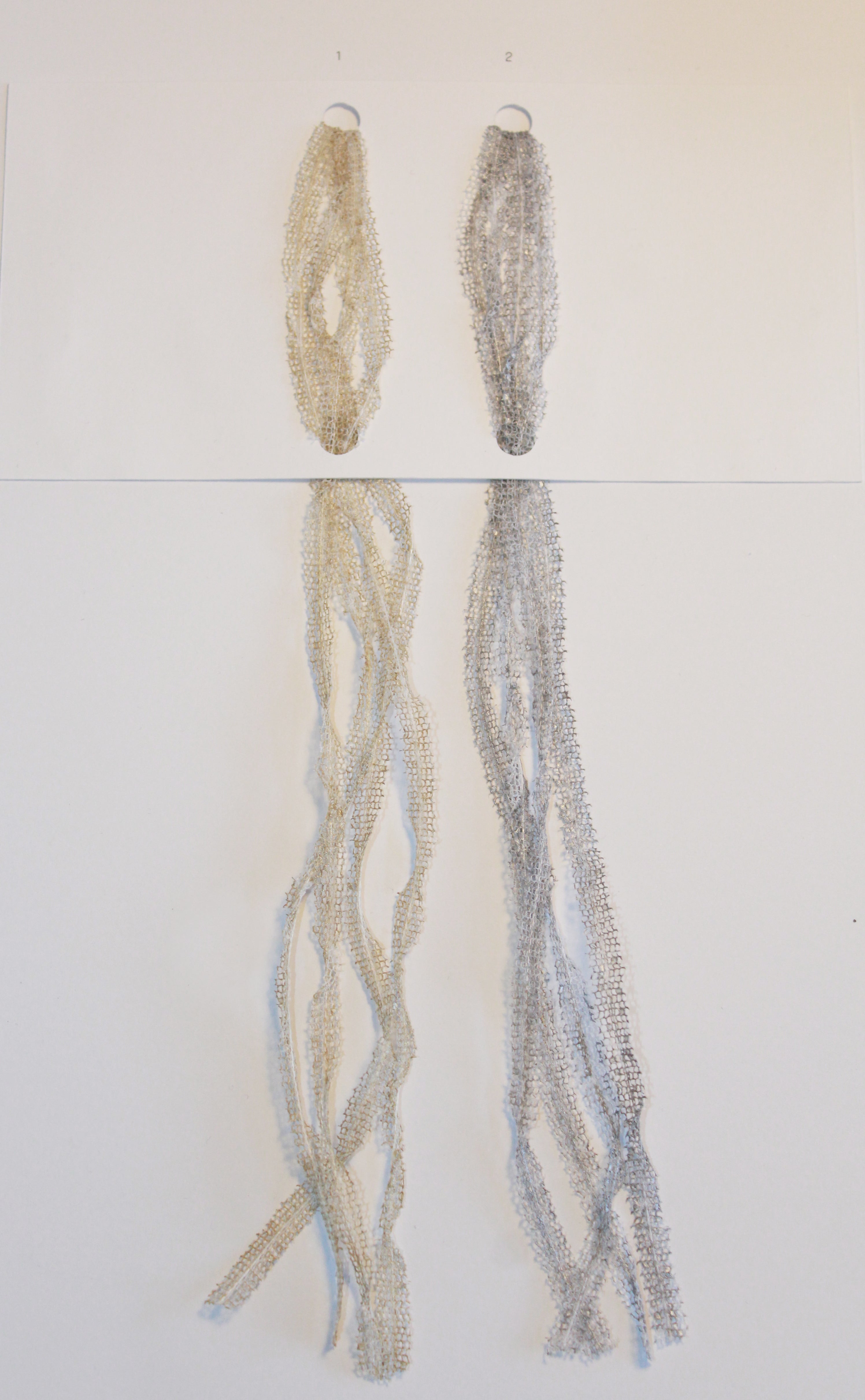 TULLE RIBBON WITH COATED FINISH