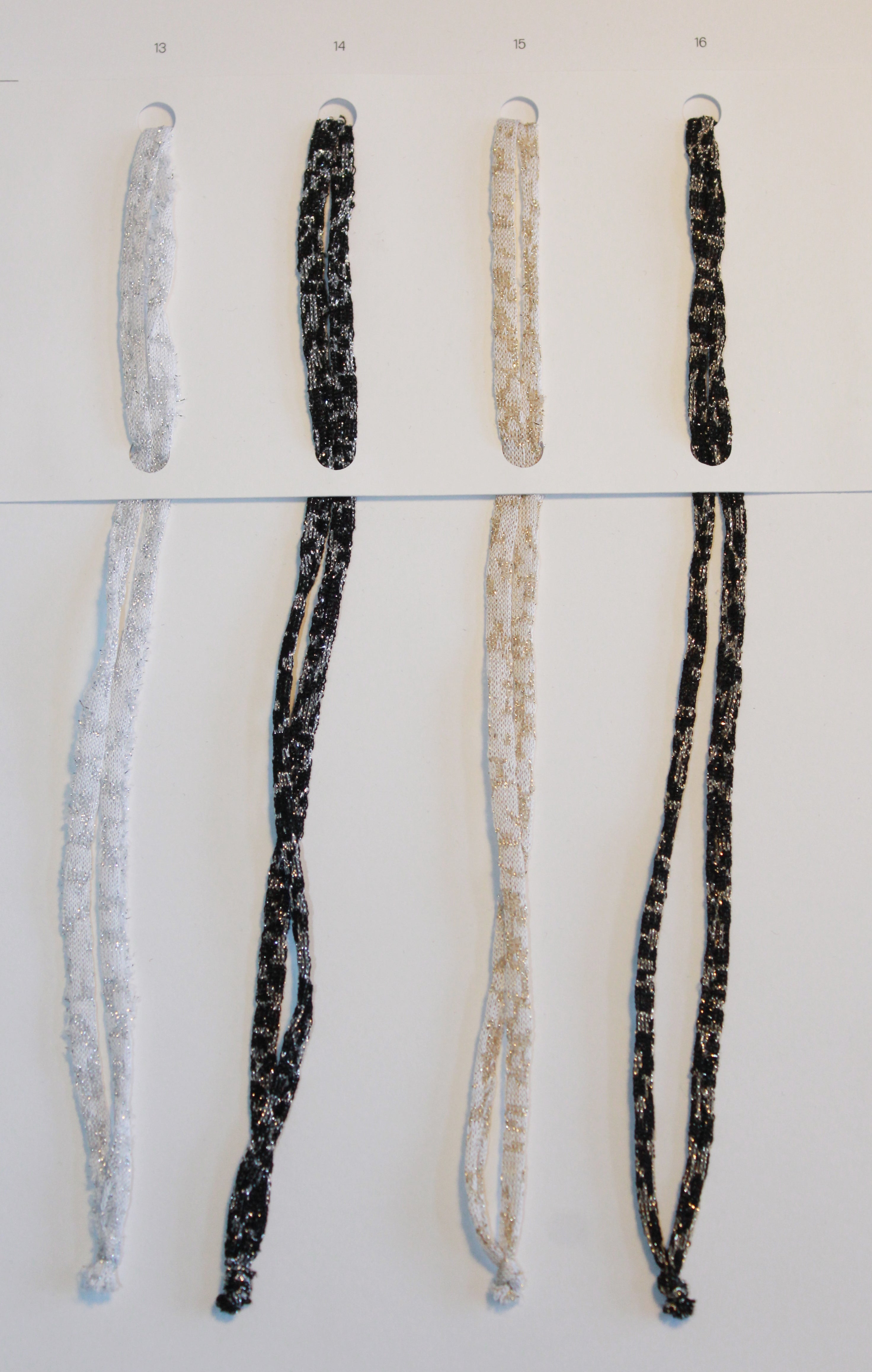 COTTON JERSEY WITH LUREX RIBBON YARN