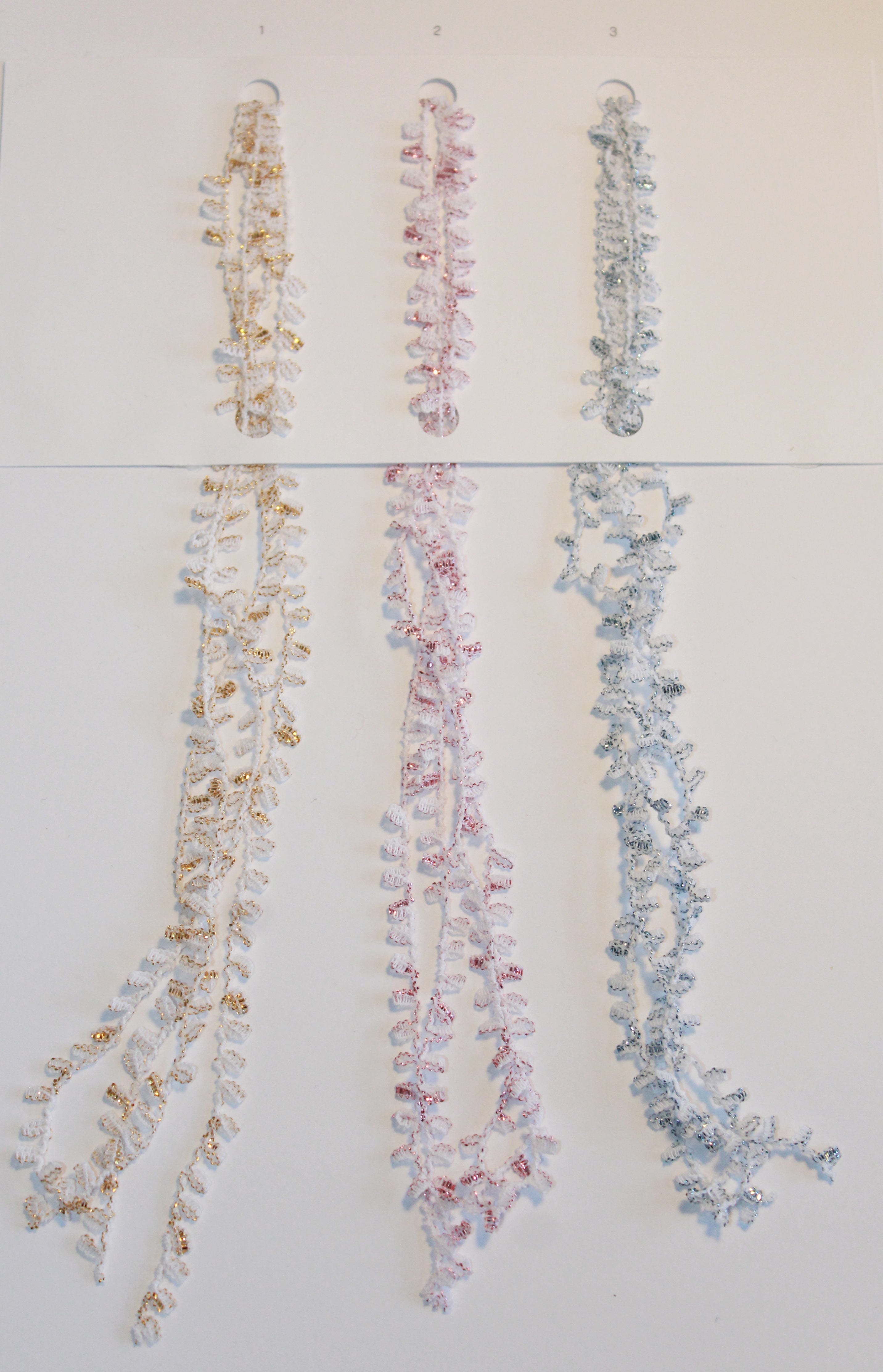 COTTON–LUREX PICKER-EFFECT YARN