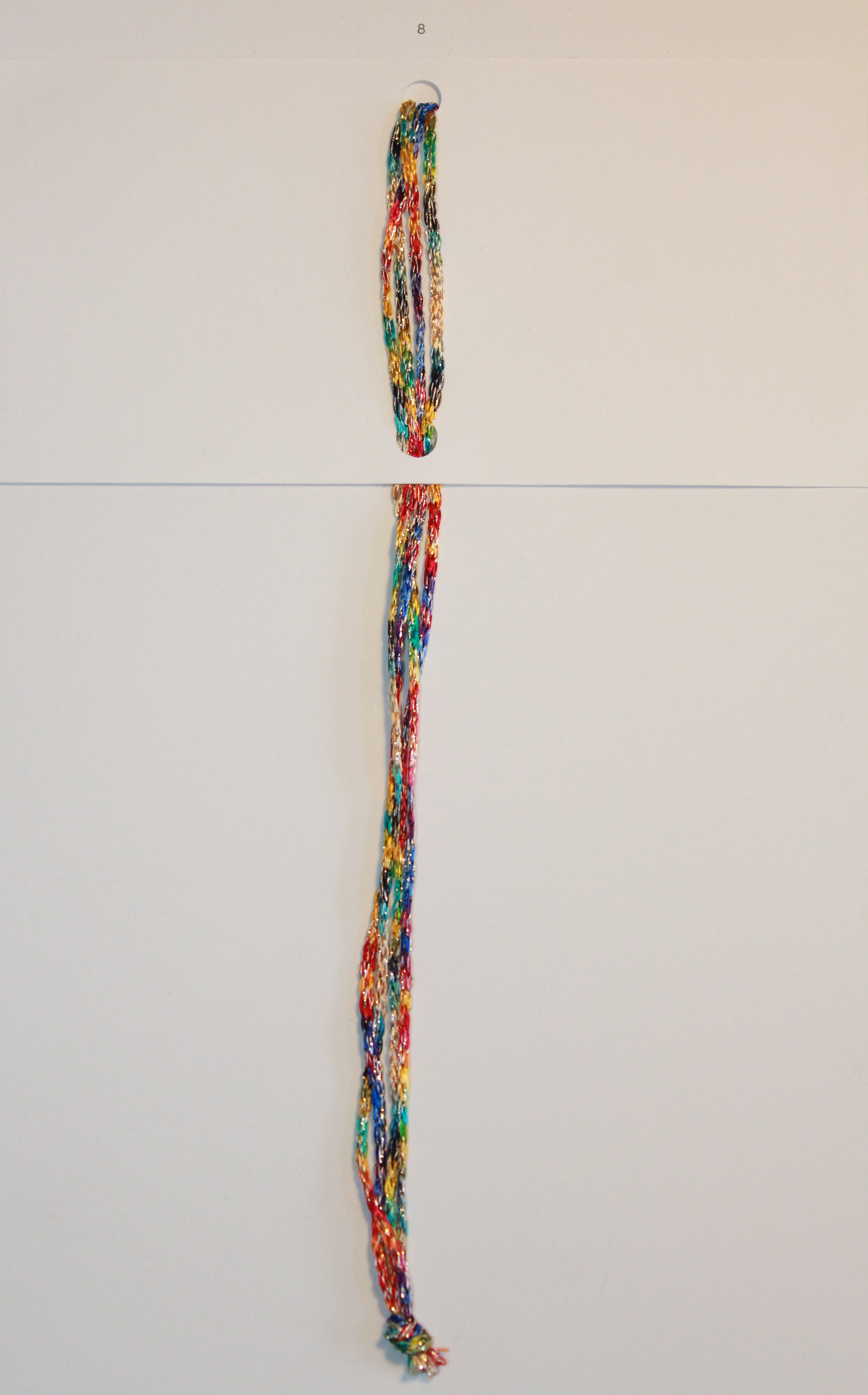 PRINTED CHAIN YARN WITH LUREX