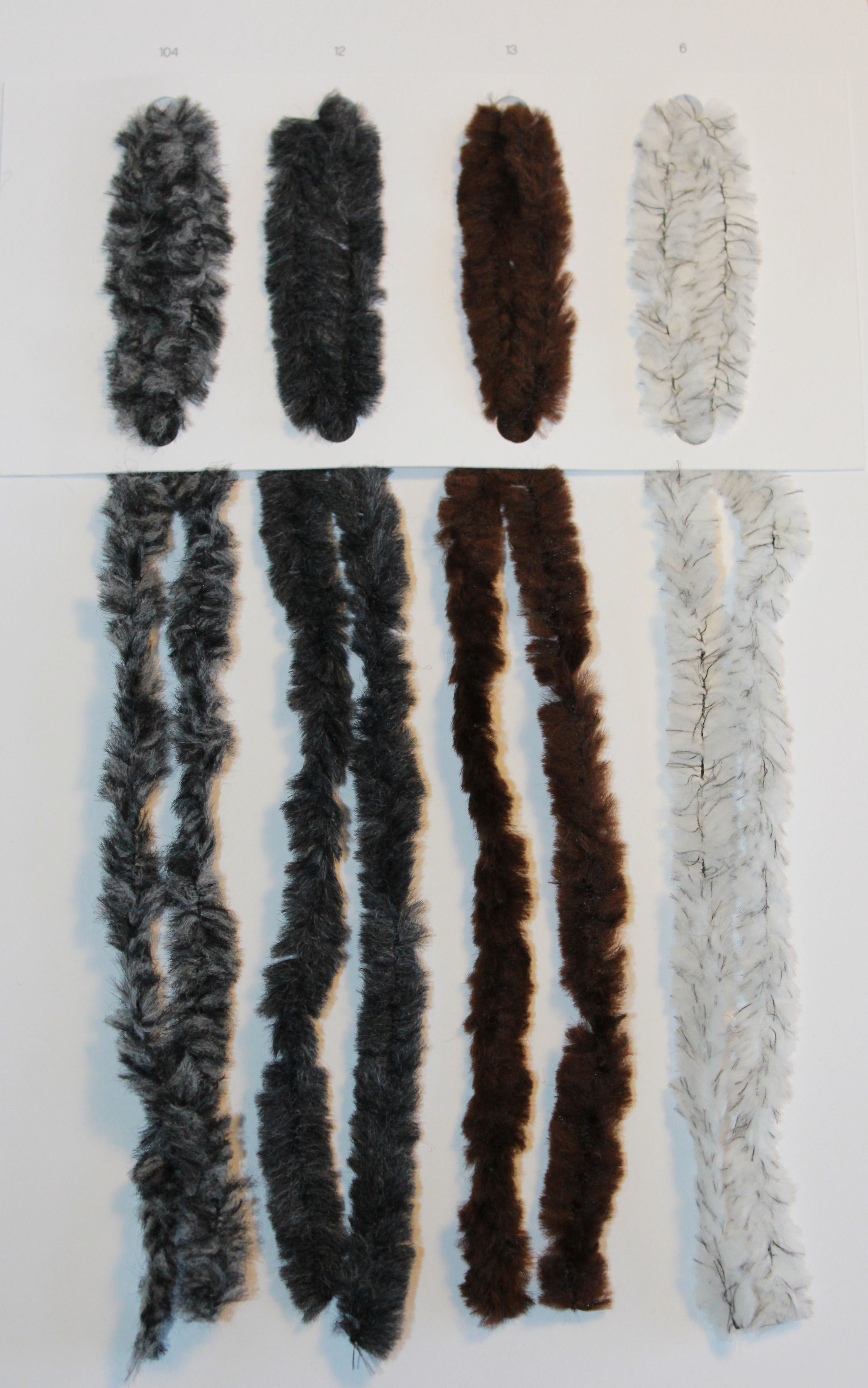 WOOL BLEND FUR EFFECT YARN
