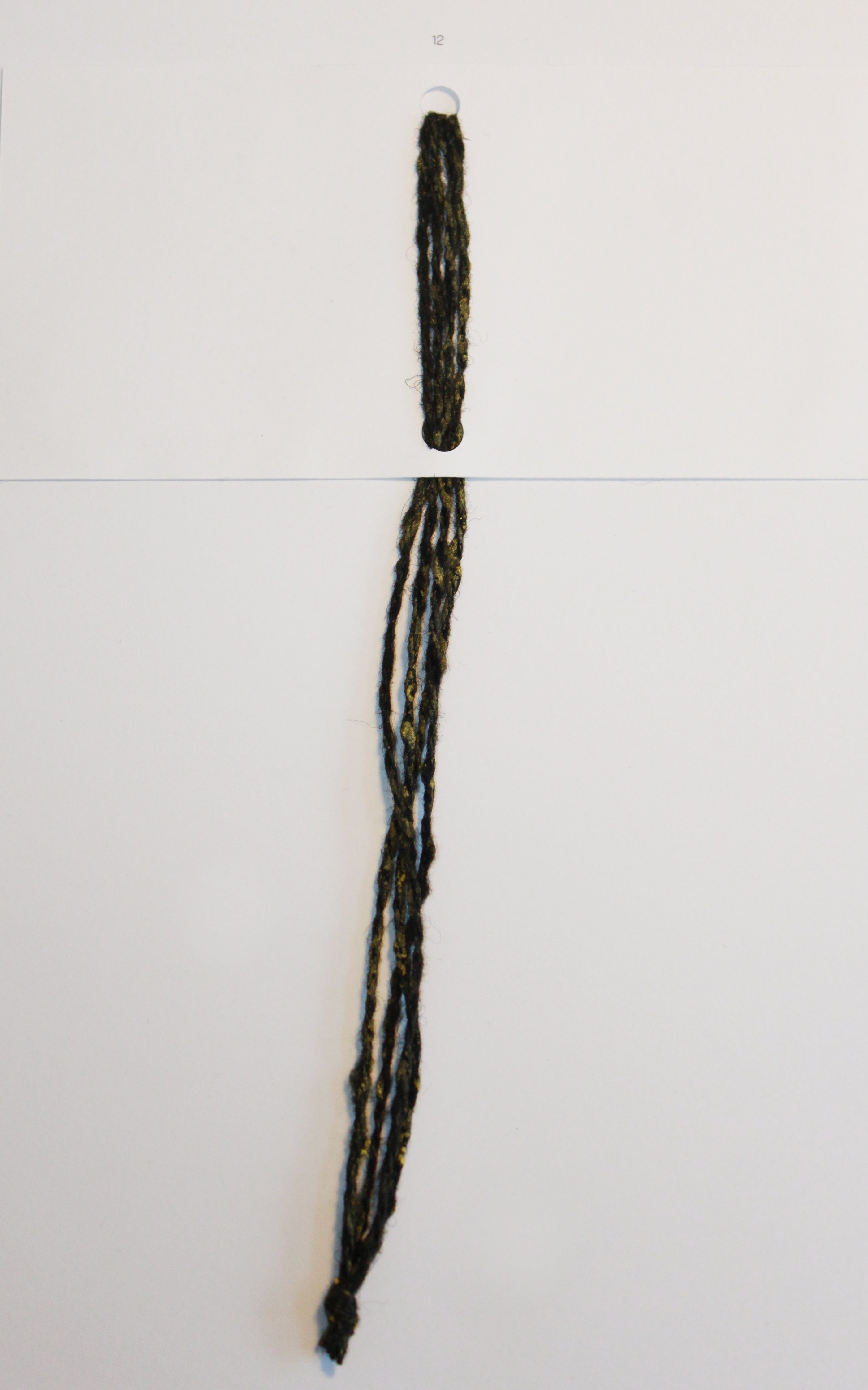 TWISTED WOOL WITH PIGMENT PRINT